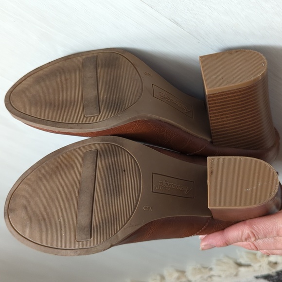 American Eagle Strappy Heel Ankle Boots sz 9 - Picture 6 of 9